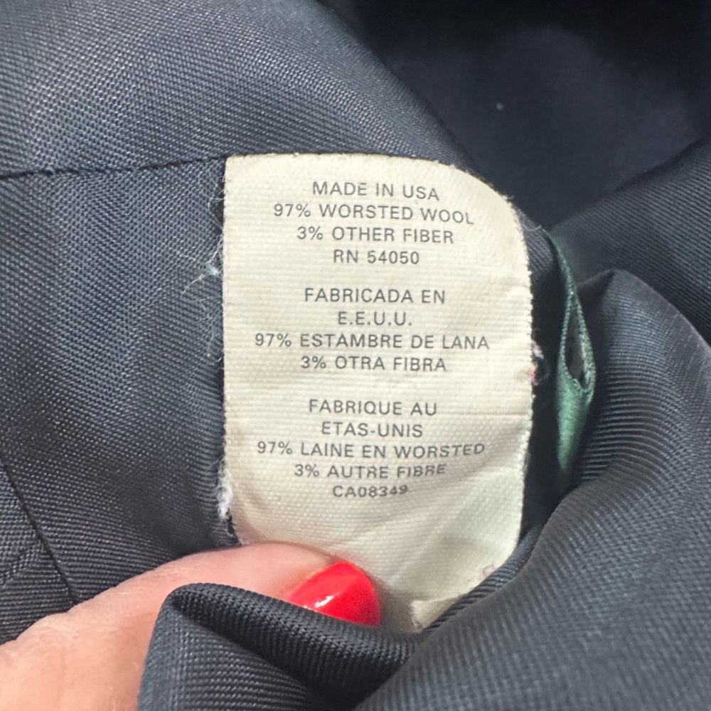 Ralph Lauren Classic Navy Blazer with Gold Accents - Picture 7 of 7